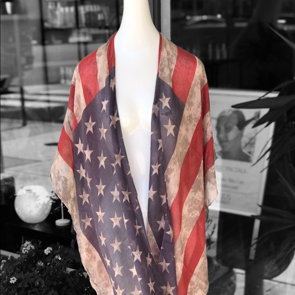 American Patriot Stars & Stripes Sleeveless Cover - Picture 7 of 12